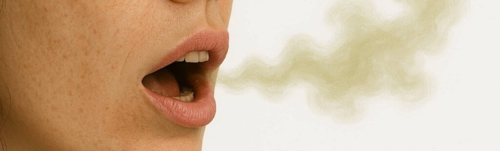Mundgeruch Frau
